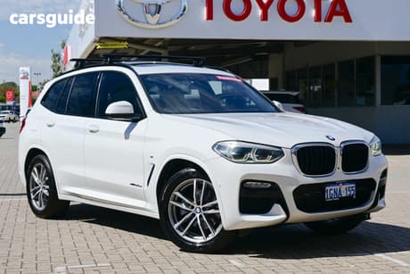 White 2018 BMW X3 Wagon Xdrive 20D