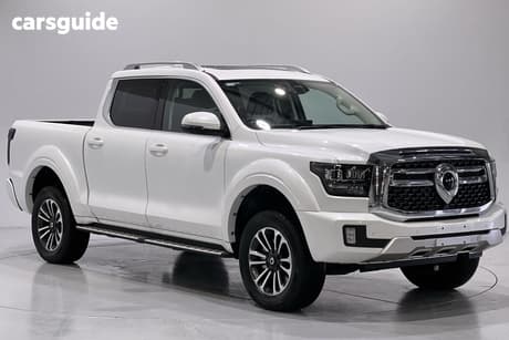White 2025 GWM Cannon Alpha Dual Cab Utility Ultra (4X4)