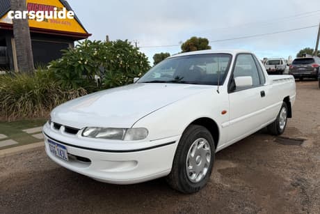 White 1997 Holden Commodore Ute Tray S VSII