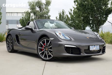 Grey 2015 Porsche Boxster Roadster S