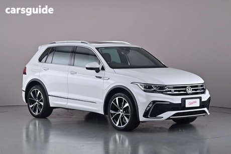 White 2023 Volkswagen Tiguan Wagon 162Tsi R-Line