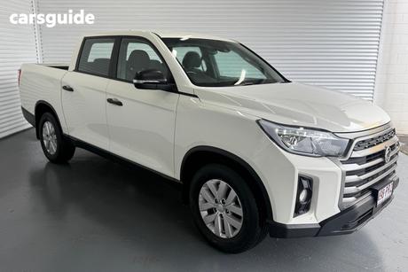 White 2021 Ssangyong Musso Crew Cab Utility Elx