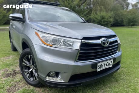 Silver 2016 Toyota Kluger Wagon Gxl (4X4)