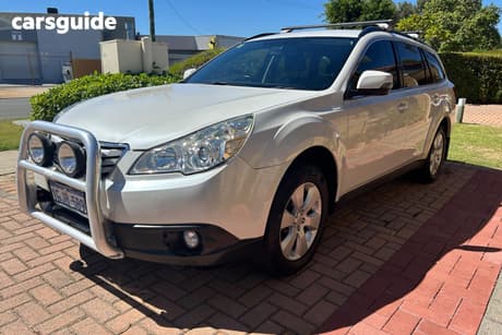 White 2012 Subaru Outback Wagon 2.5I