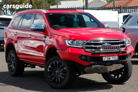 Red 2019 Ford Everest Wagon Titanium (4Wd 7 Seat)