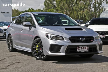 Silver 2018 Subaru WRX Sedan Sti Premium