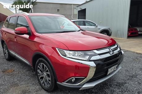 Red 2015 Mitsubishi Outlander Wagon Xls (4X4)