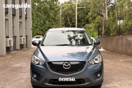 Blue 2014 Mazda CX-5 Wagon Maxx Sport (4X2)