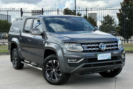 Grey 2022 Volkswagen Amarok Dual Cab Utility Tdi580 Highline 4Motion