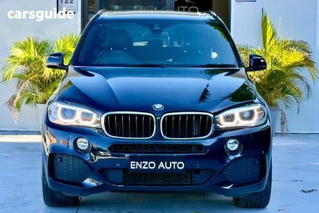 Blue 2014 BMW X5 Wagon Xdrive 25D