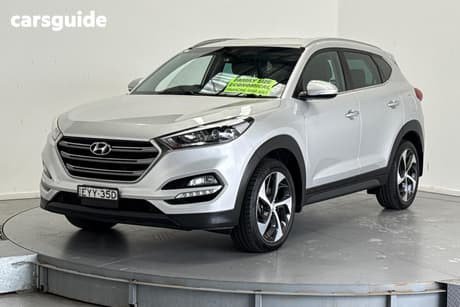 Silver 2017 Hyundai Tucson Wagon Elite (Awd)