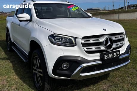 White 2020 Mercedes-Benz X250 Dual Cab Pick-up D Power (4Matic)