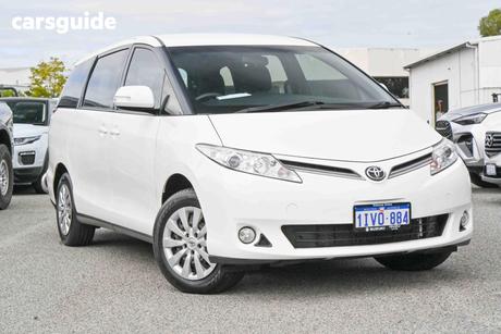 White 2019 Toyota Tarago Wagon Gli