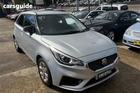 Silver 2020 MG MG3 Hatchback Core