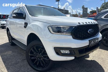 White 2021 Ford Everest Wagon Sport (Rwd)