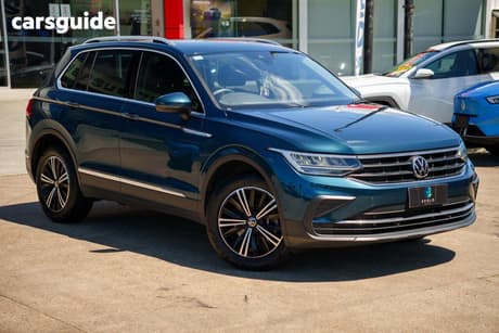 Blue 2021 Volkswagen Tiguan Wagon 132Tsi Life