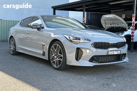 Grey 2021 Kia Stinger Sedan Gt (Black Leather)