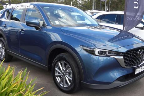 Blue 2022 Mazda CX-5 Wagon Maxx Sport (Fwd)