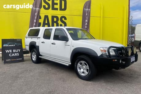 White 2011 Mazda BT-50 Ute Tray XT (4X4)