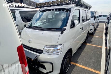 White 2024 Toyota Townace Commercial 4WD HARD CARGO CAMPER