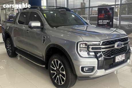 Silver 2025 Ford Ranger Double Cab Pick Up Platinum 3.0 (4X4)