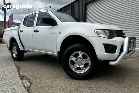 White 2011 Mitsubishi Triton Double Cab Utility Glx