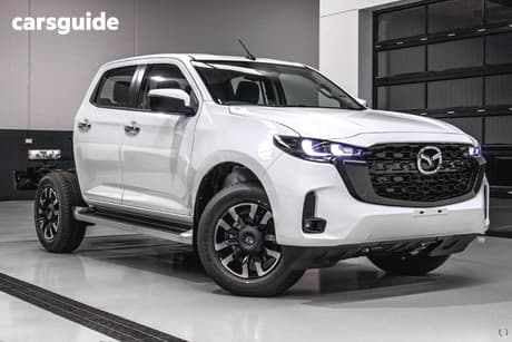 White 2025 Mazda BT-50 Dual Cab Chassis Xtr (4X4)