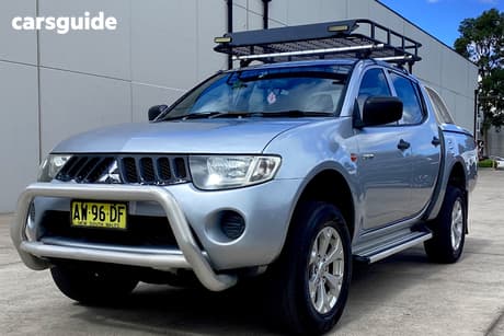 Silver 2008 Mitsubishi Triton Cab Chassis Glx