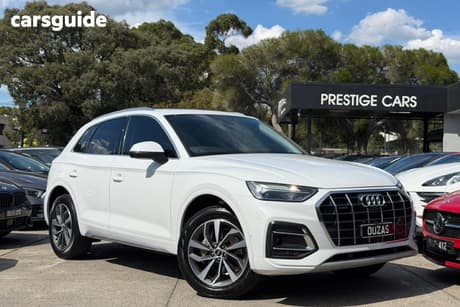 White 2021 Audi Q5 Wagon 40 Tdi Quattro Launch Ed Mhev