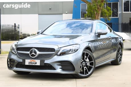 Grey 2019 Mercedes-Benz C300 Coupe