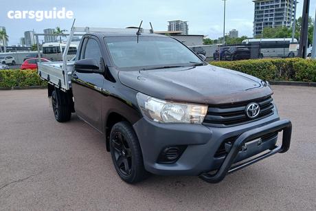 Black 2017 Toyota Hilux Cab Chassis Workmate