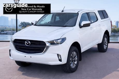 White 2021 Mazda BT-50 Dual Cab Pick-up Xs (4X4)