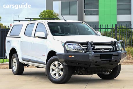 White 2017 Holden Colorado Crew Cab Pickup Ls (4X4)