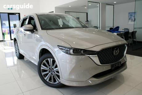 Silver 2026 Mazda CX-5 Wagon G35 Akera Turbo (Awd)