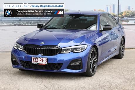 Blue 2021 BMW 320I Sedan M Sport