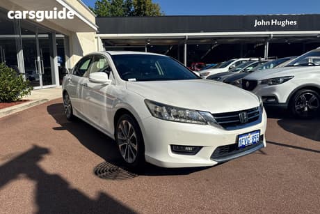 White 2015 Honda Accord Sedan V6-L