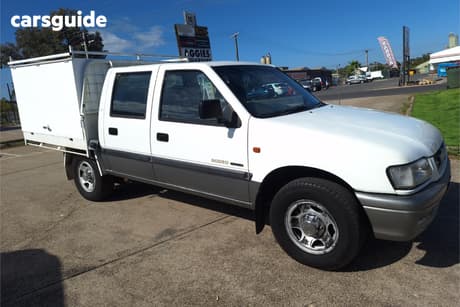 White 1999 Holden Rodeo Crew Cab Pickup Lt