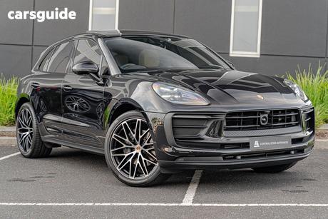 Black 2024 Porsche Macan Wagon T