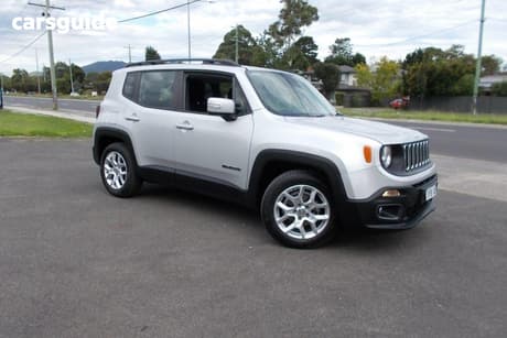 Silver 2015 Jeep Renegade Wagon Longitude
