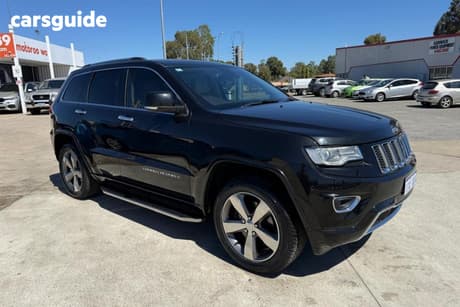 Black 2015 Jeep Grand Cherokee Wagon Overland (4X4)