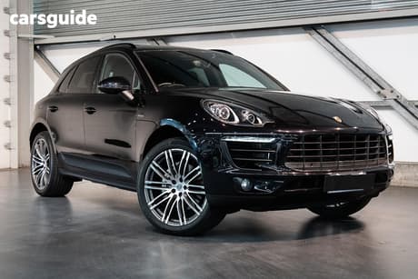 Black 2014 Porsche Macan Wagon S Diesel