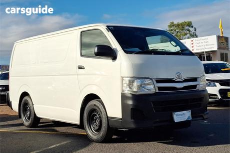 White 2012 Toyota HiAce Van Lwb