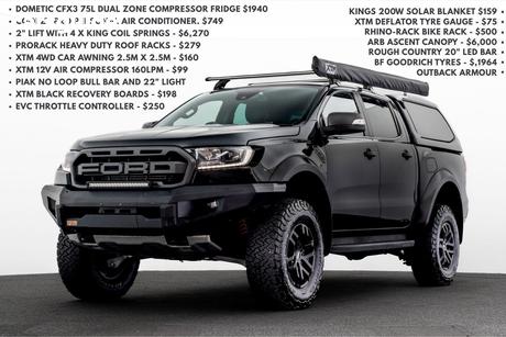 Black 2021 Ford Ranger Double Cab Pick Up Raptor 2.0 (4X4)