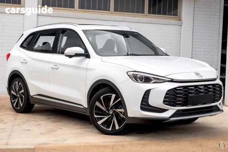 White 2026 MG ZS SUV ESSENCE HYBRID+