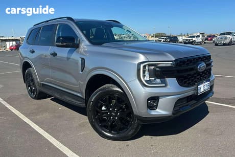 Silver 2025 Ford Everest Wagon Sport (Rwd)