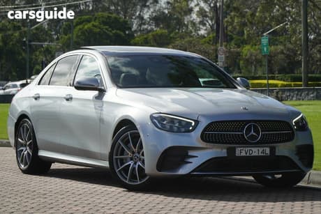 Silver 2021 Mercedes-Benz E300 Sedan E (Hybrid)