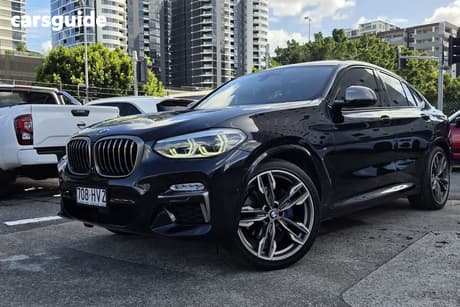 Black 2018 BMW X4 Coupe M40I
