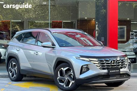 Silver 2023 Hyundai Tucson Wagon Highlander (Awd)