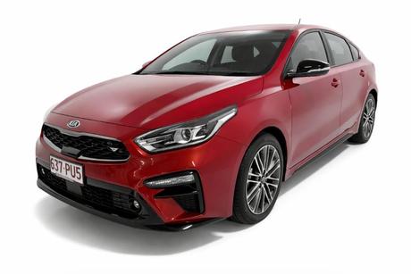 Red 2019 Kia Cerato Hatchback Gt Safety Pack