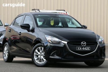 Black 2019 Mazda 2 Hatchback Maxx (5Yr)